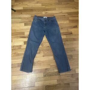 Levi's Strauss Signature Womens Mid Rise Straight Leg Jeans sz Misses 10 Short